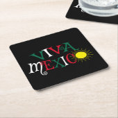 Viva Mexico Kartonnen Onderzetters (Schuin)