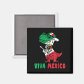 Viva Mexico Kinder Onafhankelijkheidsdag Funny Dan Magneet (Voorkant / Achterkant)