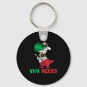 Viva Mexico Kinder Onafhankelijkheidsdag Funny Dan Sleutelhanger (Voorkant)