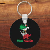 Viva Mexico Kinder Onafhankelijkheidsdag Funny Dan Sleutelhanger (Voorkant)