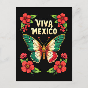 Viva Mexico Mexicaanse Onafhankelijkheidsdag Feestdagenkaart