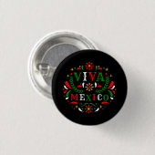 Viva Mexico Mexicaanse onafhankelijkheidsdag - Ik Ronde Button 3,2 Cm (Voorkant /achterkant)