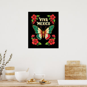 Viva Mexico Mexicaanse Onafhankelijkheidsdag Poster
