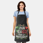 Viva Mexico Mexicaanse onafhankelijkheidsdag  Schort (Gedragen)