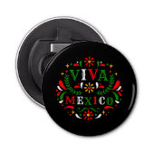 Viva Mexico Mexican independence day - I Love Mexi Button Flesopener (Voorkant)