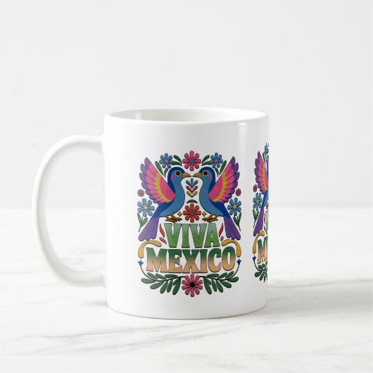 ¡Viva México! Mexican Pride Coffee Mug Koffiemok (Links)