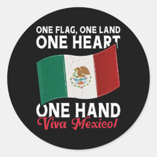 Viva Mexico - Mexico Flag Mexican Independence Day Ronde Sticker