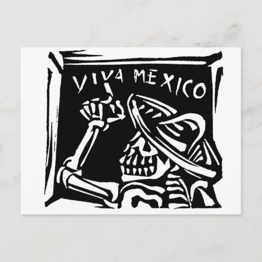 Viva Mexico - Mexico's dag van de dood Briefkaart (Voorkant)