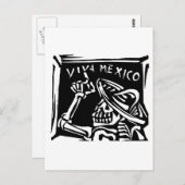 Viva Mexico - Mexico's dag van de dood Briefkaart (Voorkant / Achterkant)