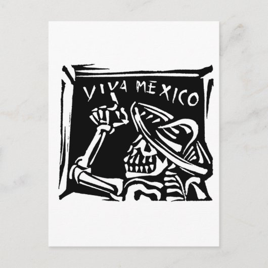 Viva Mexico - Mexico's dag van de dood Briefkaart (Voorkant)