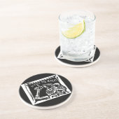 Viva Mexico - Mexico's dag van de dood Zandsteen Onderzetter (Zijkant)