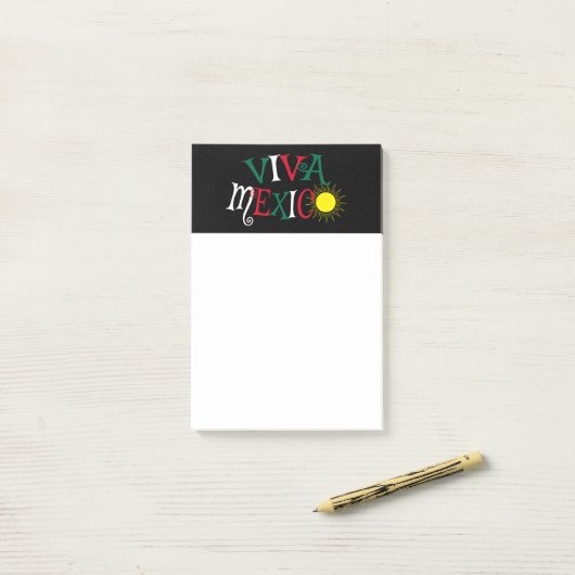 Viva Mexico Post-it® Notes (Op bureau)