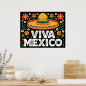 Viva Mexico Poster (Keuken)