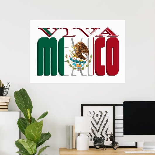 VIVA MEXICO POSTER (Thuiskantoor)