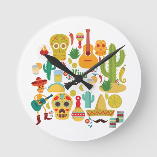 viva mexico ronde klok (Voorkant)
