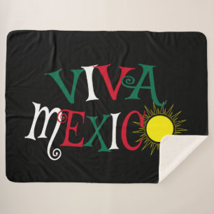 Viva Mexico Sherpa Deken