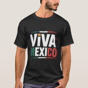Viva Mexico Shirt met Mexicaanse vlag Col
