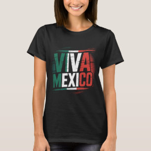 Viva Mexico Shirt met Mexicaanse vlag Col