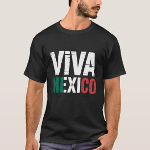 Viva Mexico Shirt met Mexicaanse vlag Col