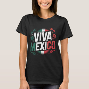 Viva Mexico Shirt met Mexicaanse vlag Col