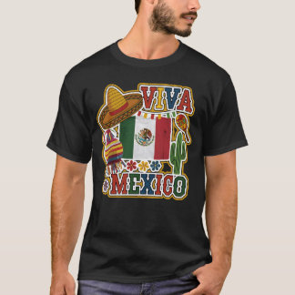 VIVA MEXICO Spaans erfgoed en Mexicaanse cultuur T-shirt