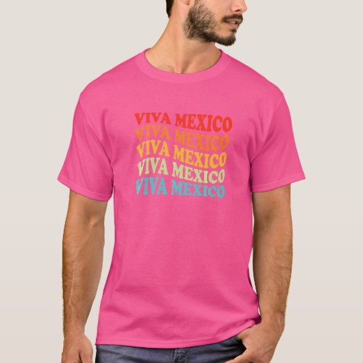 Viva Mexico  T-shirt (Voorkant)