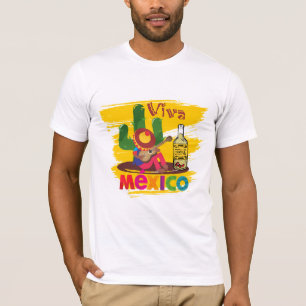 Viva Mexico T-Shirt met Tequila