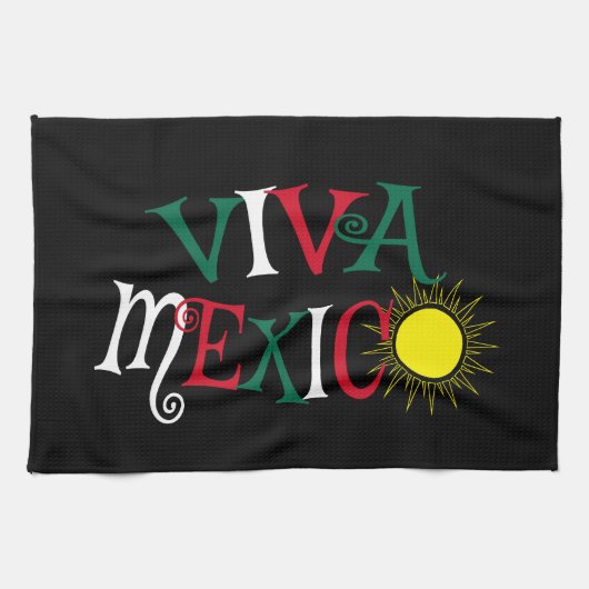 Viva Mexico Theedoek (Horizontaal)