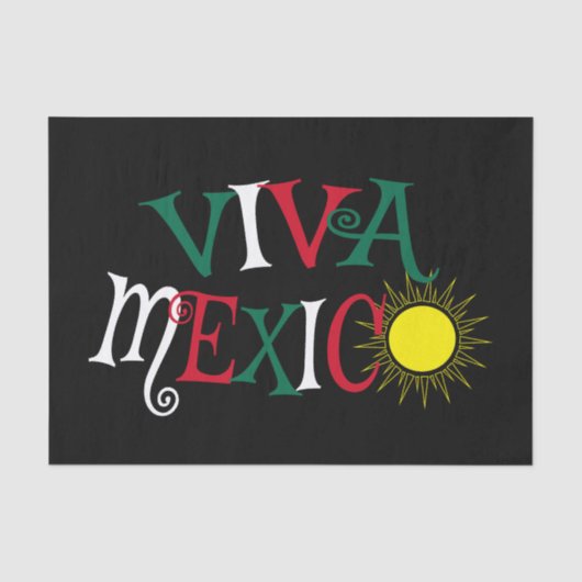 Viva Mexico Tissuepapier (Voorkant)