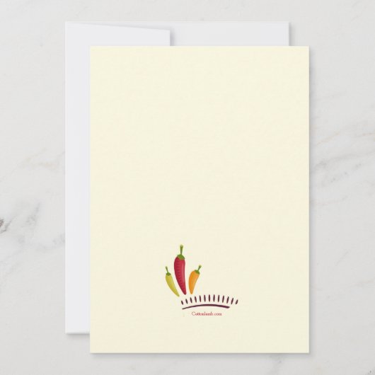 Viva Mexico Uitnodiging (Achterkant)