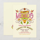 Viva Mexico Uitnodiging (Voorkant / Achterkant)