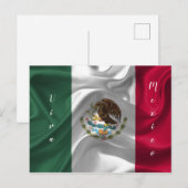 Viva Mexico-vlag aanpassen Briefkaart (Voorkant / Achterkant)