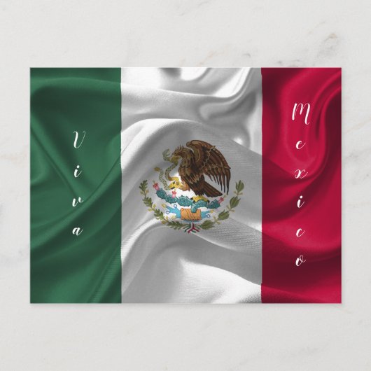 Viva Mexico-vlag aanpassen Briefkaart (Voorkant)