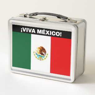 VIVA MEXICO VLAG AFBEELDING WITTE LETTERS