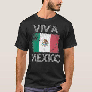 VIVA MEXICO  vlag Meican Latino Hispa T-shirt