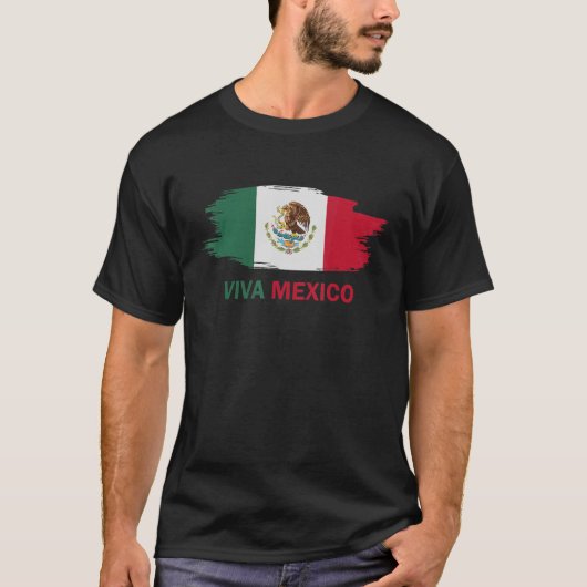 Viva Mexico Vlag Onafhankelijkheidsdag 2022 T-shirt (Voorkant)
