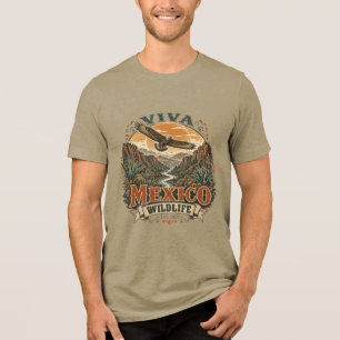 Viva Mexico Wildlife Vintage Eagle T-shirt