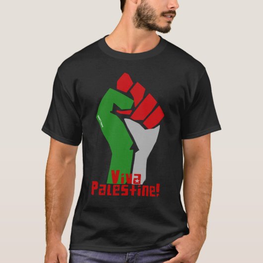 Viva Palestine T-shirt (Voorkant)