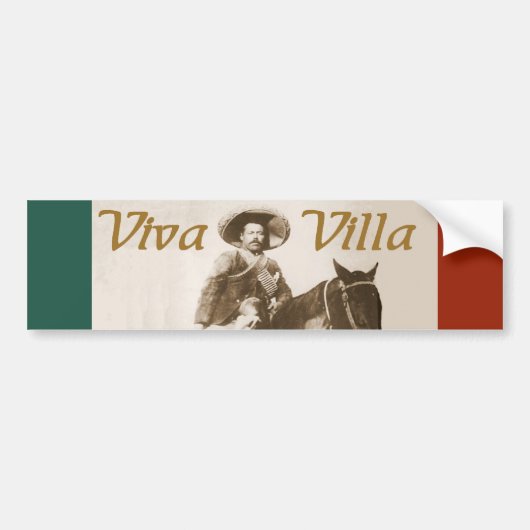 Viva Pancho Villa bumper sticker (Voorkant)