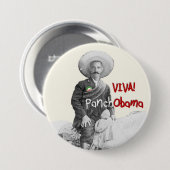 Viva PanchObama Ronde Button 7,6 Cm (Voorkant /achterkant)