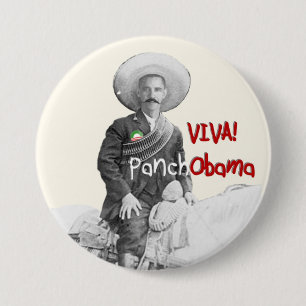 Viva PanchObama Ronde Button 7,6 Cm