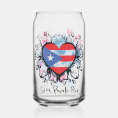 Viva Puerto Rico Blikvorm Glas (Voorkant)