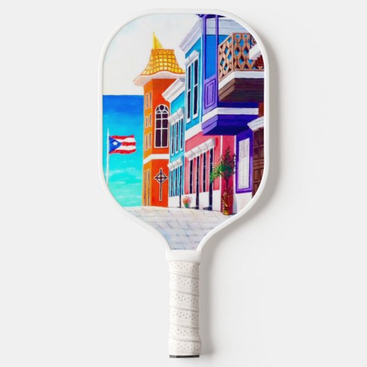 ¡Viva Puerto Rico! Pickleball Paddle (Voorkant)