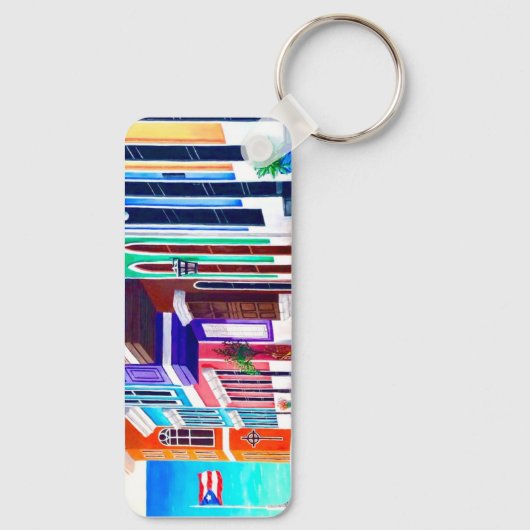 ¡Viva Puerto Rico! Sleutelhanger (Achterkant)