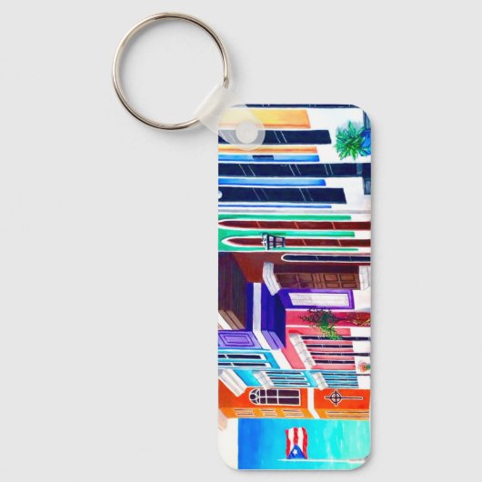 ¡Viva Puerto Rico! Sleutelhanger (Voorkant)