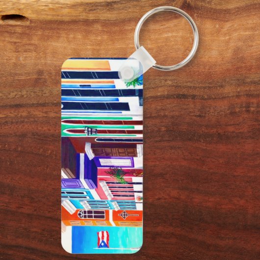 ¡Viva Puerto Rico! Sleutelhanger (Achterkant)