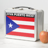 VIVA PUERTO RICO VLAG AFBEELDING WITTE LETTERS (In situ)