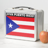 VIVA PUERTO RICO VLAG AFBEELDING WITTE LETTERS (In situ)
