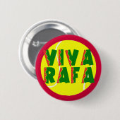 VIVA RAFA met Tennis Ball Ronde Button 5,7 Cm (Voorkant /achterkant)