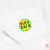VIVA RAFA met tennisbal Ronde Sticker (Envelop)